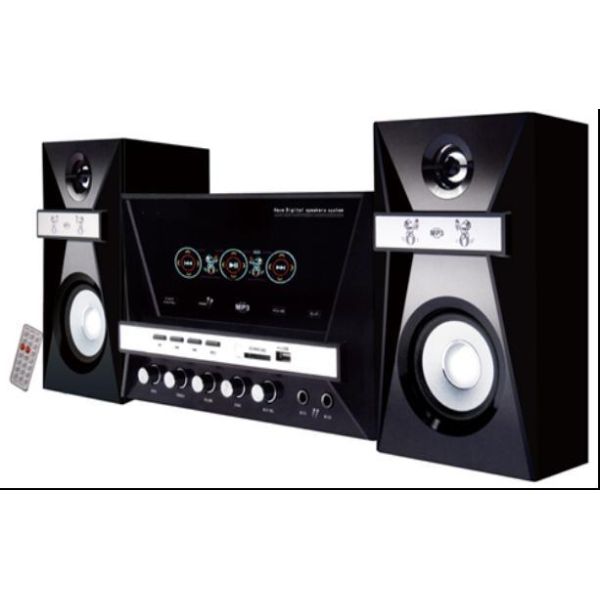 Quality 2.1 home theater speaker with USB/SD/FM/Remote control function ,subwoofer speaker,usb sd card speaker wholesale
