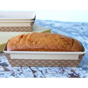Disposable Kraft Paper Baking Loaf Pan Corrugated Mold Wood Pulp