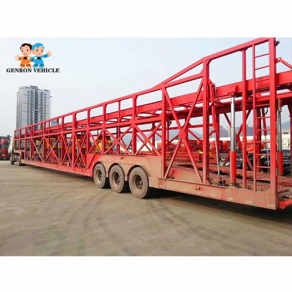 Quality Anti Rust Double Deck Flatbed 24M Skeletal 10 Car Hauler wholesale