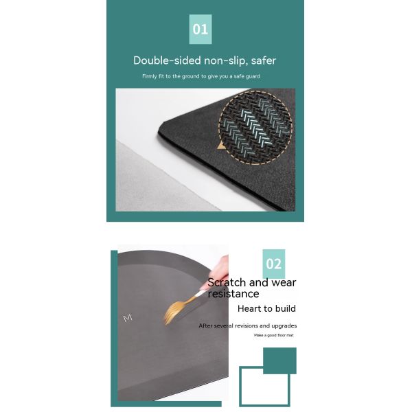 Picture Shows Bathroom Floor Bathmat Resistant Bath Mat Rug for Custom Shower Room