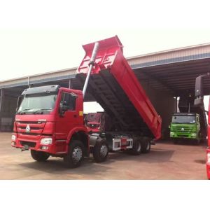 Used/Second Hand 8*4 Sinotruck HOWO Dump Tipper Truck with White/Red/Customized