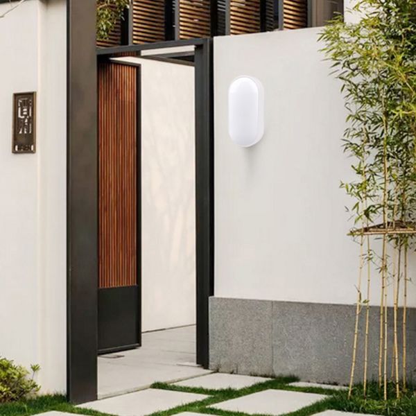 Waterproof Outdoor LED Bulkhead Round / Moistureproof LED Wall Lamp