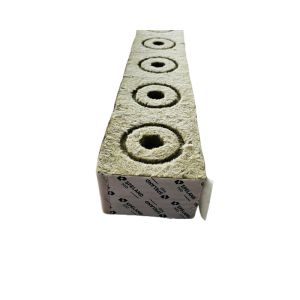 Basalt Mineral Wool Seedling Blocks Square Shape Rock Wool Insulation for
