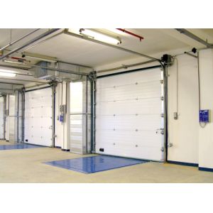 China Polyurethane Insulated Sectional Doors Garage Roller Panel Thickness 40mm - 80mm on sale