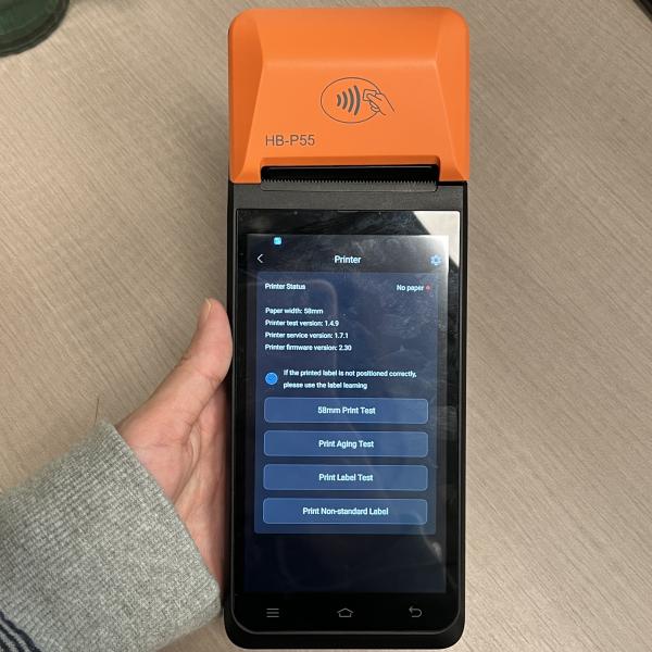 Quality Android Handheld Terminal Portable Pos System Touch Screen For Hospital Pos System Vending Machine Pos Systems wholesale