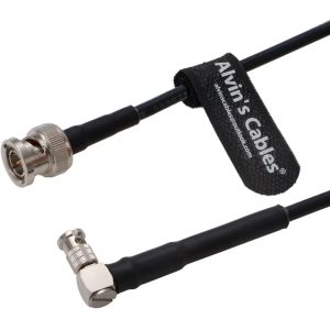 Micro-BNC Male High-Density BNC Right-Angle To BNC Male 6G HD SDI Coaxial-Cable