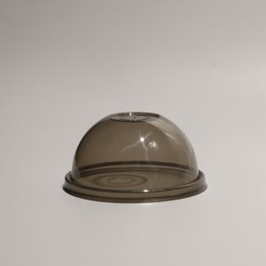 Leak Proof Transparent Plastic Cup Lids with Screw On Feature