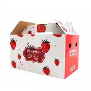 Cheap Fresh Fruit Vegetable Box Packaging Corrugated Carton Recyclable for sale