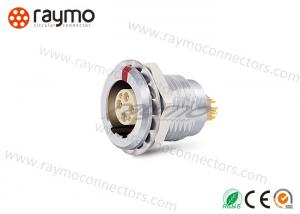 China CE ROHS Certified Circular Push Pull Connectors , Electrical Power Connector 2 3 4 Pins on sale
