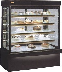 Customized Square Cake Display Freezer R134a / R404 Refrigerant 220V 50HZ
