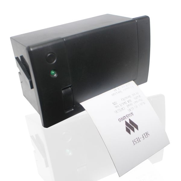 Custom 2 Inch Barcode Label Printers For Gas Pump Station , Panel Mount 58mm