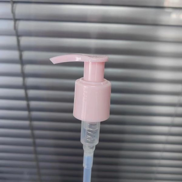 Pink Clip Lock Lotion Dispenser Pump 24/410 28/410 Spring Internal For Shampoo