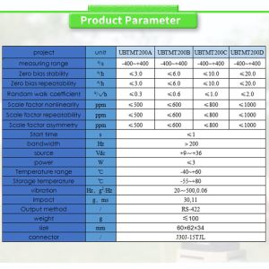 OEM Support UNIVO UBTMT200Y Three-Axis Stable Platform with MEMS Gyroscope Fog