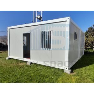 40ft 3 Bedroom Container Homes , Assembled Cabin Prefabricated Container Homes