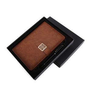 A5 Hardcover PU Journal Notebook Folio Notebook With Magnetic Closure