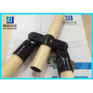 Durable Black Metal Pipe Joints 360 Degree Rotating Angle Pipe Connectors HJ-12