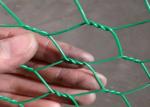 Woven Type Hexagonal Chicken Wire Mesh With Durable Greem Power Coated 1 Inch