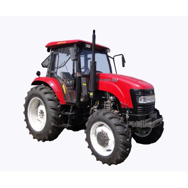 4WD 90HP agricultural tractors with implements cheap farm tractor