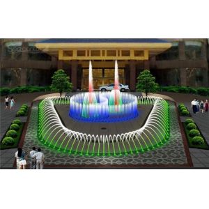 Combination Type Programmable Fountain LED Light Decorative Fountains