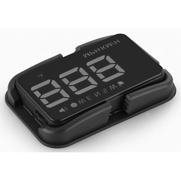 Ouchuangbo HUD 3.5 inch Car Head Up Display Windshield Projector Speedometer Overspeed - GPS Satellite 2 Dispaly Mode