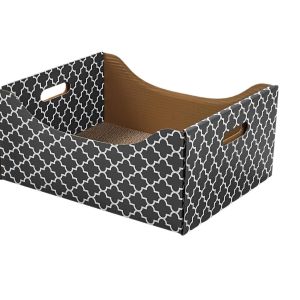 Heavy Duty Double-Sided Cardboard Cat Scratcher Bed Indoor Cats' Refillable