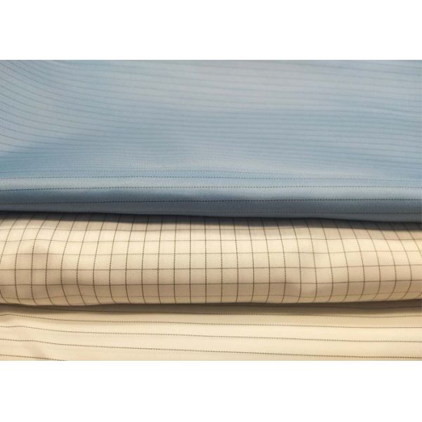 Quality Blue Anti Static Lining Fabric 60gsm And 110gsm lightweight wholesale