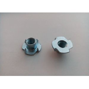 Durable Furniture Insert Nut 4 Prongs T Nuts Free Sample With OEM Service