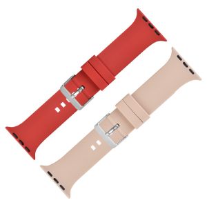 Custom 40 44mm Popular Silicone Strap Band Sports Style For Apple Watch