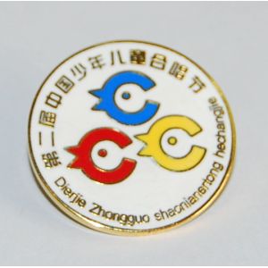 Customer designs OEM Pad Printing lapel pin badge with lower price
