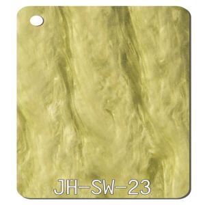 China Large Plexiglass Pearl Acrylic Sheets 4x8ft Hard Plastic Board Yellow Marble on sale