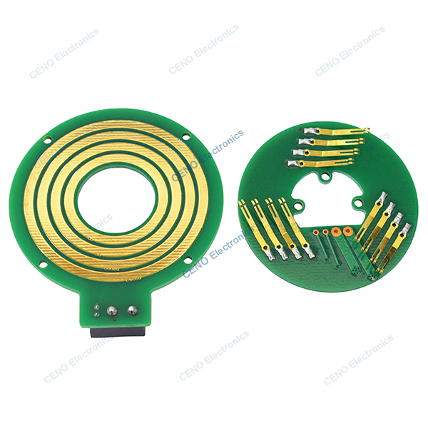 Quality PCB-style Pancake Slip Ring with electric power & CAN signal for robotic arm wholesale