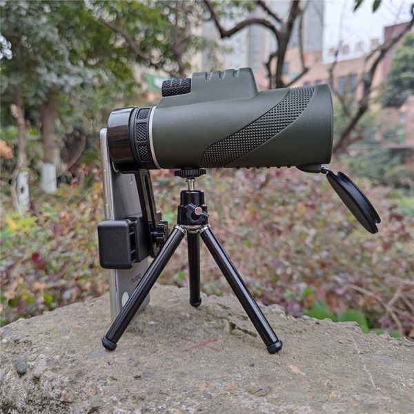 Monocular Phone Telescope 12x50 Roof High Quality Bak4 Natural Sight