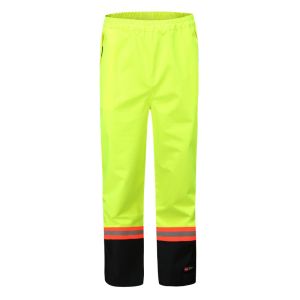 China Velcro Closure Hi Vis Fr Rain Gear , EN1149 Hi Vis Waterproof Work Trousers on sale