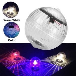 7 Color RGB Changing Underwater Ball Lamp Waterproof Solar Powered Yard Garden