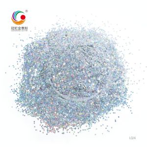 Cheap Bulk Silver Holographic Glitter Meteor Color Sparkle For Party Festival craft for sale