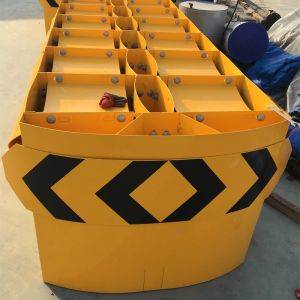 Q235 Q345 Crash Cushion Traffic Safety Steel Barrier ISO9001 2000 Certified and