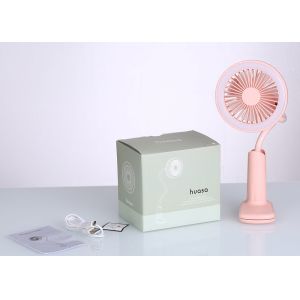 led table lamp with mini clip fan / usb portable rechargeable fan with lamp