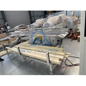 3'' Rectangular WPC/PVC Solid Wooden Door Frame Profile Making Extrusion Machine