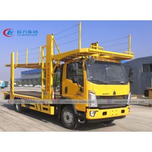 Sinotruk HOWO 4x2 LHD Car Hauler Truck 3-4 Units SUV Car Carrier