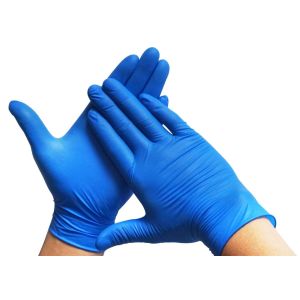 Pure Latex Disposable Exam Gloves with Good Pulling Force And Adhesion
