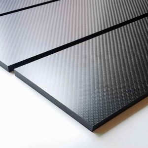 Light Weight 3K CFRP Panel Twill Matte Weave Woven Carbon Fiber Laminated Plate