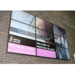 Portable 4k HD LCD Video Wall Trade Show Displays 60Hz 230W Customized module