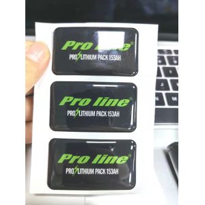 Clear Epoxy Sticker Printing Self Adhesive Waterproof Customized Decal