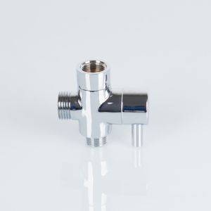 Copper Chromed Water Flow 13mm 10°C T Angle Valve