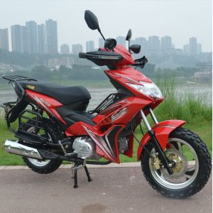 Under Bone 125CC Cub Motorcycle With 4 Stroke Air Cooled Engine Weather Proof