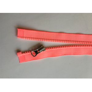 Personality Teeth Replacement Coat Zippers , Open End Invisible Zipper With