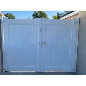Cheap 6x8ft White PVC Privacy Fence for Backyards for sale