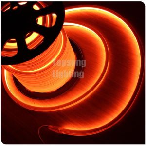hot sales long life 24v red color square led neon flex rope light ip67