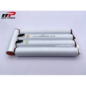 China 10.8V AA 800mAh NiCd Rechargeable Batteries IEC For Military on sale
