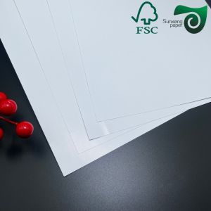 180gsm 200gsm C2S Glossy White Art Paper Ideal For Catalog Printing 635mm 940mm